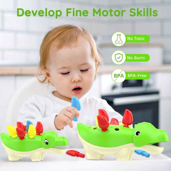 Montessori Fine Motor Toy, Toddler Learning Matching Game, Sensory Sort Count Toy
