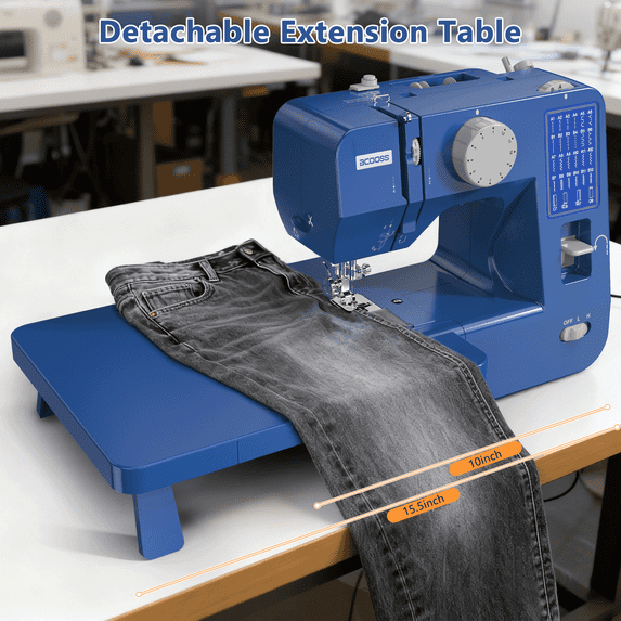 Portable Sewing Machine for Beginners Adults with Extension table and Accessory Kit ,28 Stitches