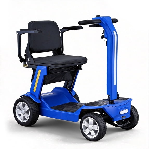 Easy-to-Use Mobility Scooter,Senior Friendly,300lbs Capacity,Blue