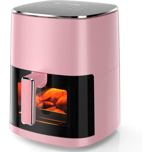 Air Fryer 6 Quart Capacity with Window Square Air Fryer 12-in-1 Air Fry