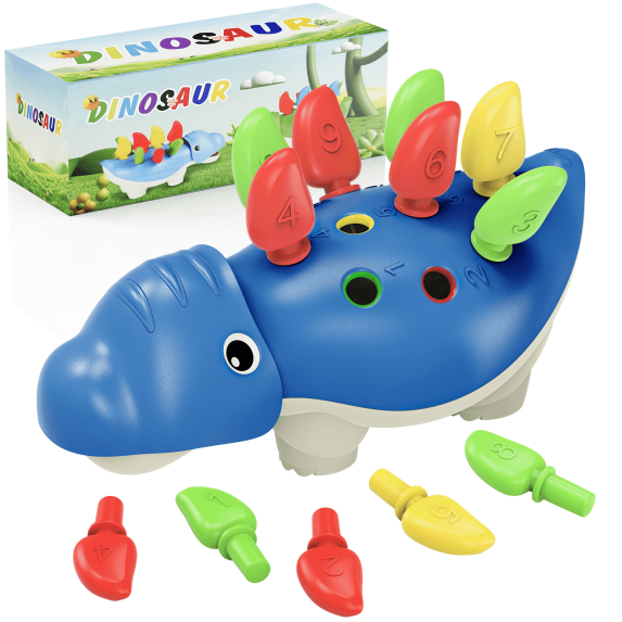 Learning Fine Motor Toys, Montessori Toddler Sensory Toy, Color Count Sort Matching Game