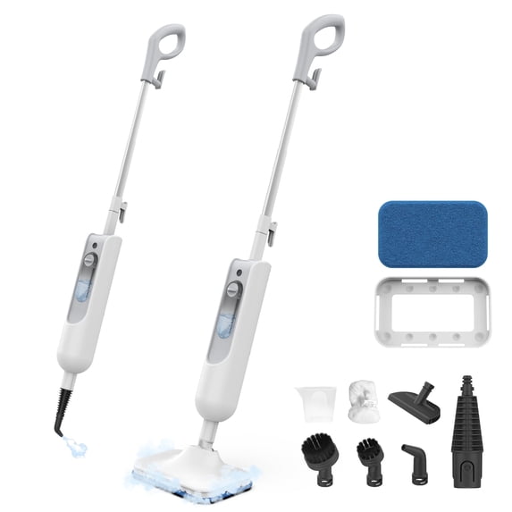 Steam Mop,6 in 1 Scrubbing Steam Vacmop for Kitchen,Hardwood Floor,Marble Floor,Carpet