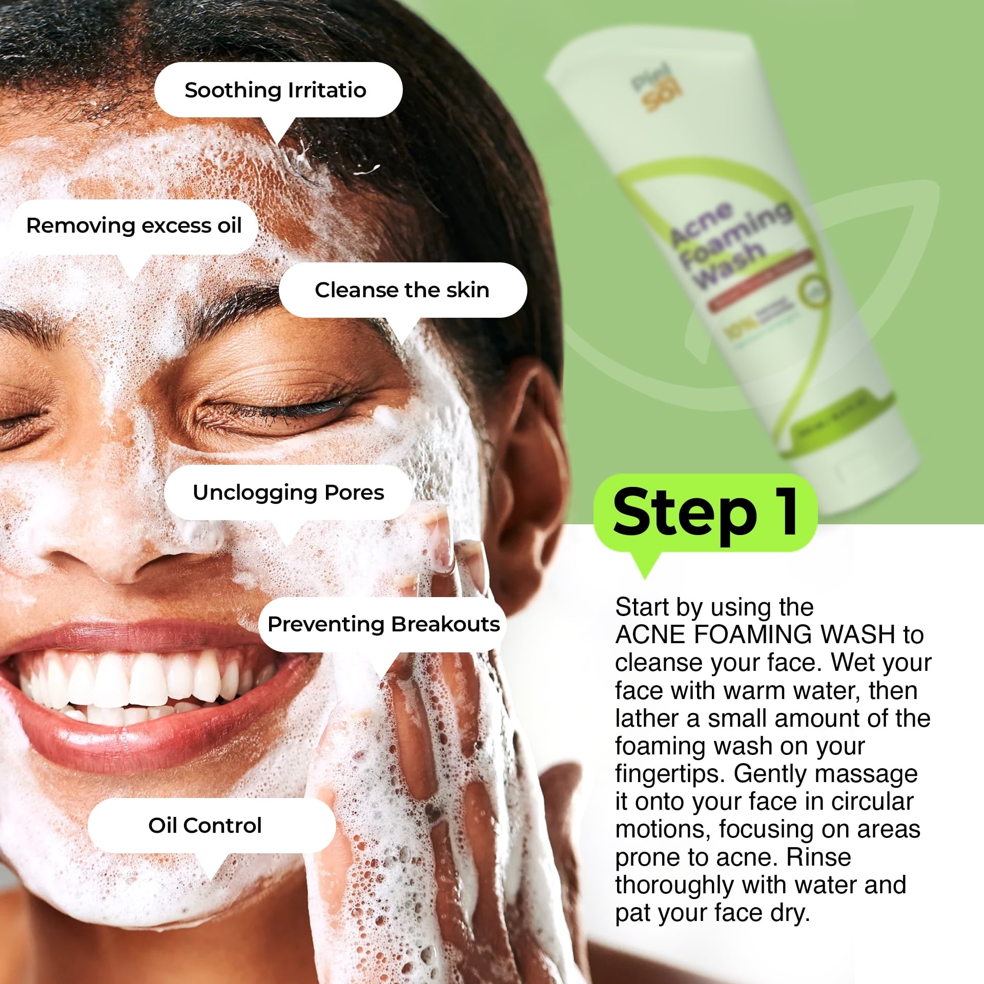 Ultimate Acne & Skin Care Set: Cleanser, Toner, and Cream. pH Balancing Fragrance-Free, Alcohol-Free, Intensive Hydration with Natural Antioxidants, Benzoyl Peroxide Acne Cleansing Cream